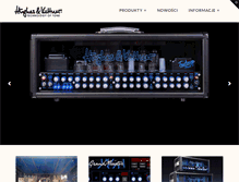 Tablet Screenshot of hughes-and-kettner.pl